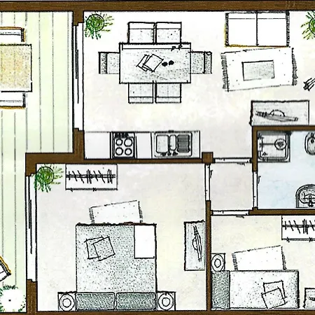 Apartment Atemberaubendes Familien-penthouse Mit Meerblick By Interhome *